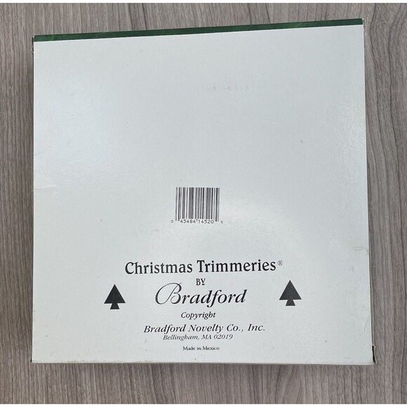 Vintage Christmas Trimmeries  glass ornaments Hand Decorated Jack In Box Elf - Picture 3 of 9